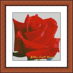 Free Cross Stitch Rose