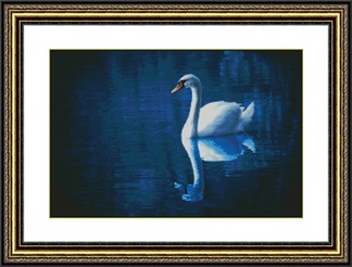 Elegant Swan - Cross Stitch